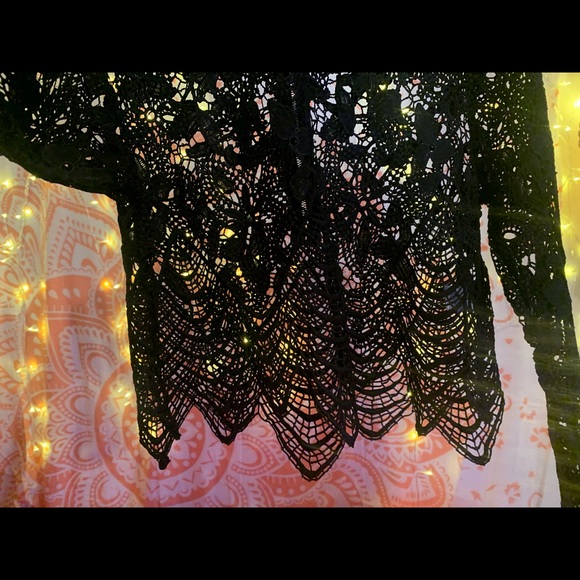 NWOT Thick Lace Long Sleeve Dress Shirt - Picture 6 of 7